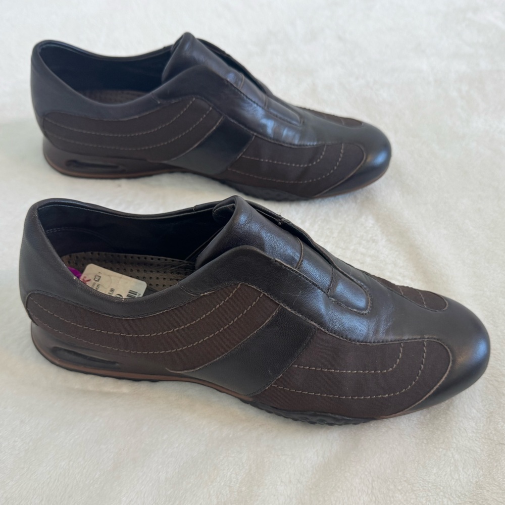 Cole Haan Brown Slip-On Leather Loafers
